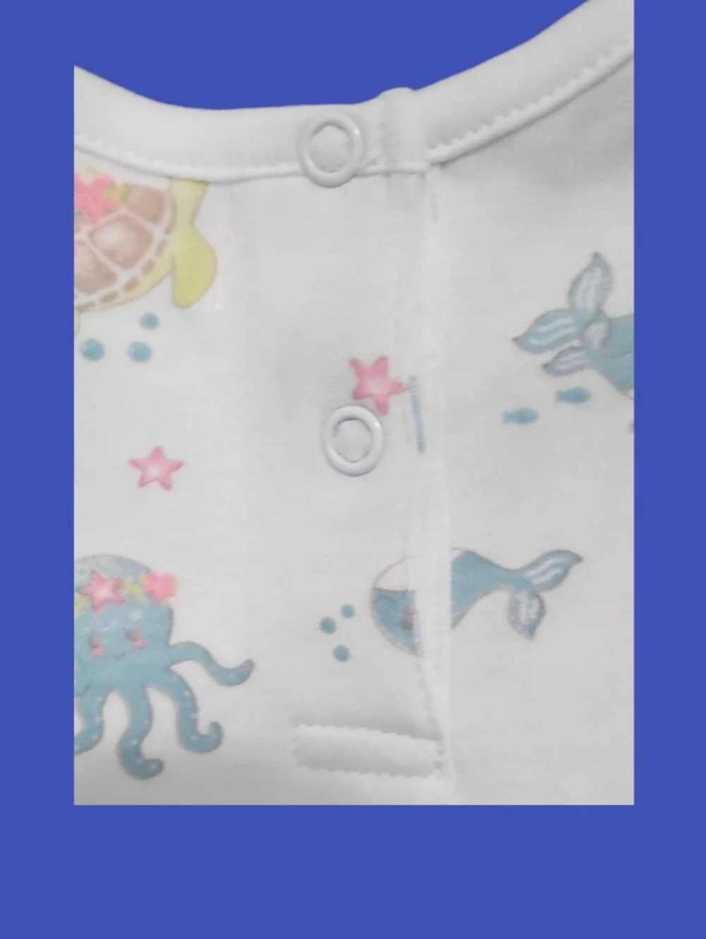 Baby Luigi Girl's Sea Life Bubble Romper
